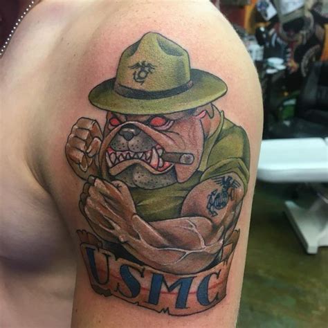 Devil Dog Tattoo Design