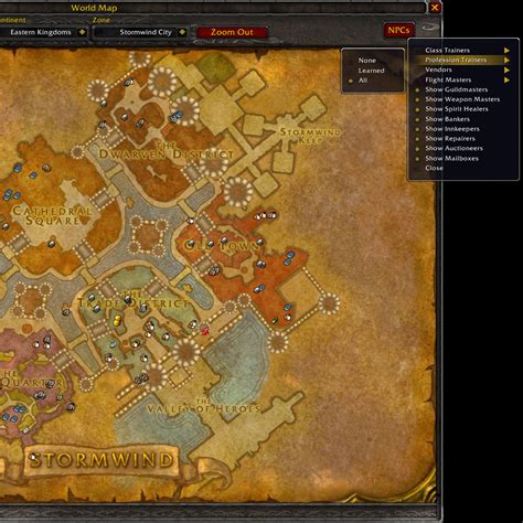 Handynotes Npcs Classic Map Coords Compasses World Of Warcraft