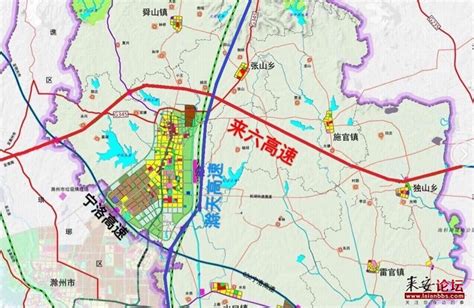 来安来六高速规划图来安县施镇建场来安县新安镇规划图第6页大山谷图库