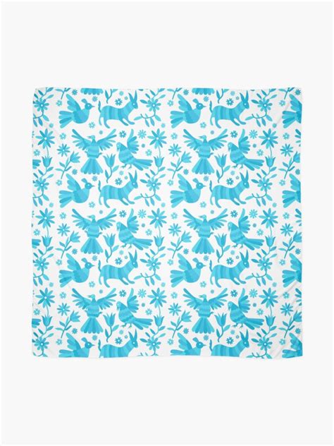 Otomi Cyan Otomi Texture Mexican Otomi Mexican Art Mexican Craft