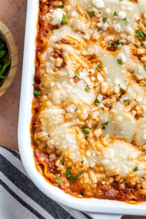 Meaty Dairy Free Lasagna With Ground Beef Simply Whisked