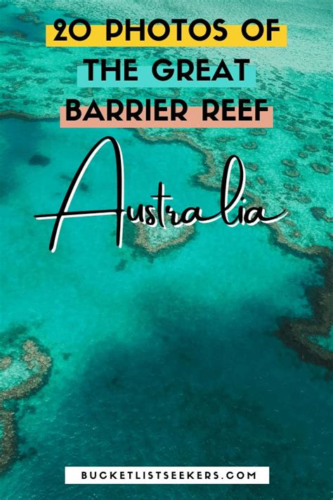 The Great Barrier Reef In Australia With Text Overlay