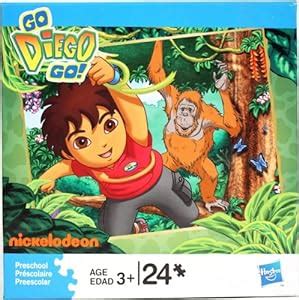 Amazon.com: Go Diego Go! 24 Piece Puzzle - Diego & Orangutan: Toys & Games