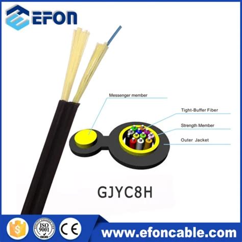 FTTH Outdoor Aerial Figure 8 G657A 1 2 Core ADSS Or Steel Wire Armored