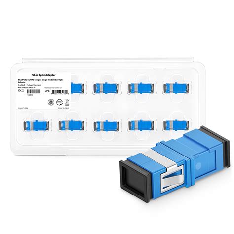 SC UPC To SC UPC Simplex OS2 Single Mode Fiber Optic Adapter Coupler