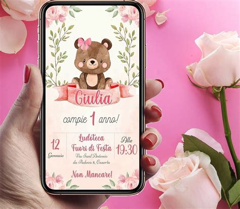 Invitación Digital Fiesta de cumpleaños WOODLAND animales Primo