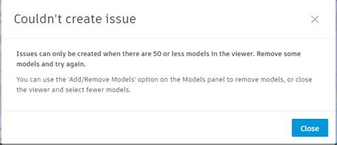 Couldnt Create Issue When Trying To Create An Issue In Bim 360 Model Coordination