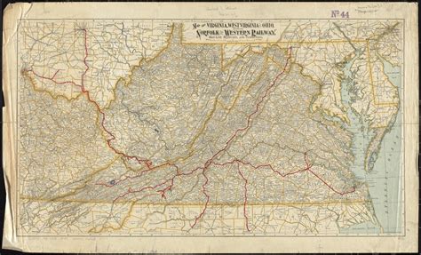 Map Of Virginia West Virginia And Ohio Norman B Leventhal Map