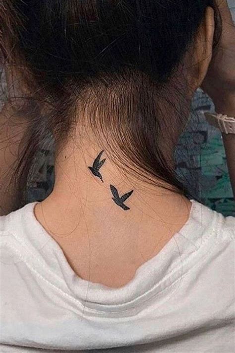 Neck Tattoo Ideas For Women Senza Tatuaggi Idee Per Tatuaggi