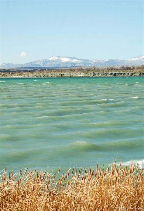 Ocean Lake View Ocean Lake Wyoming It Was Really Windy To Hess