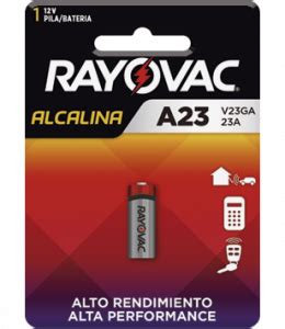 PILA ALCALINA ESPECIAL A23 Rayovac