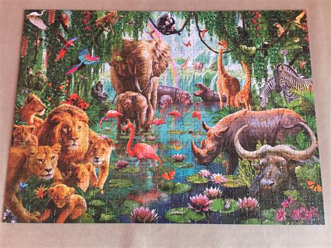 Jungle Glade Corner Piece Puzzles 500 Pieces R Jigsawpuzzles