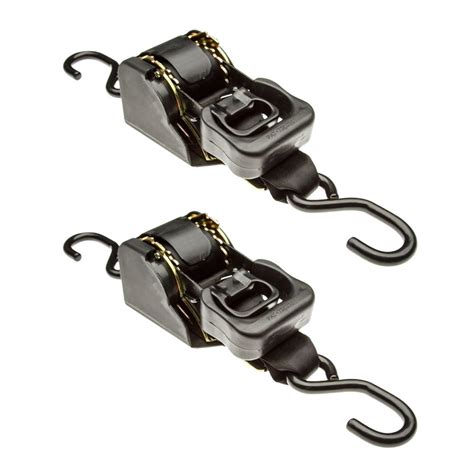 (2) 10 ft. Retractable Tie-Down Ratchet Straps - Walmart.com