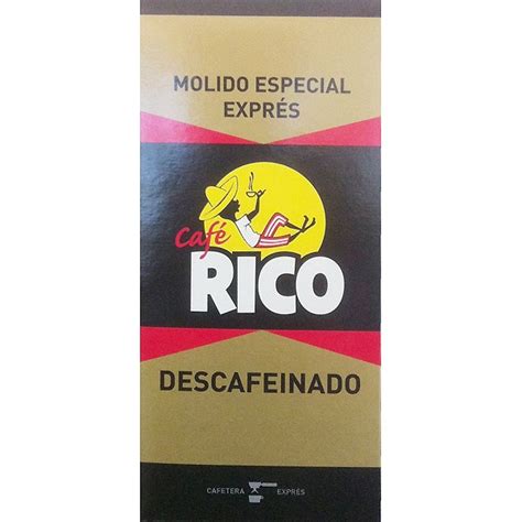 Café expres descafeinado molido paquete 250 g RICO Supermercado El