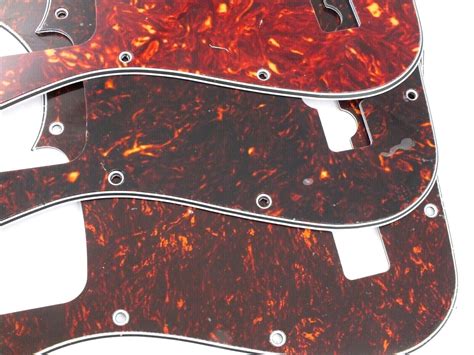 Jazz Bass Scratch Plate Pickguard To Fit Usamex Fender J Bass In 12 Colours Ebay