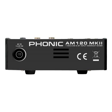 Пассивный микшерный пульт Phonic AM 120 mkII • лучшая цена • купить в ...