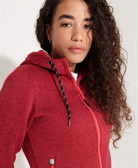 Superdry Storm Heritage Hoodie Met Rits Hoodies Voor Dames