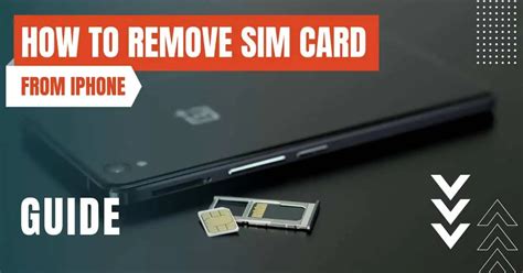 How To Remove SIM Card From IPhone