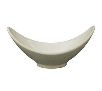 ITI FAW 102 Boat Shaped Porcelain White Bowl 20 Oz 2 Doz TigerChef