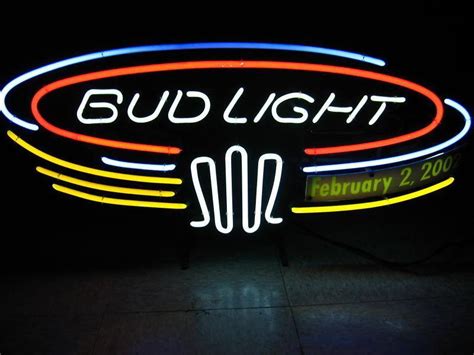 Bud Light Neon Sign Bar Sign Neon Light Diy Neon Signs