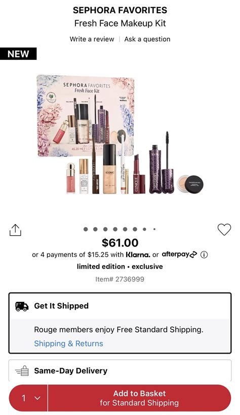 New Sephora Favorites Set: “Fresh Face Makeup Kit” : r/Sephora