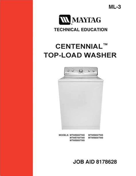 How To Read And Understand A Maytag Centennial Washer Schematic