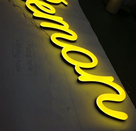 Custom Neon Acrylic Sign Led Acrylic Illuminated Neon Sign Letter For