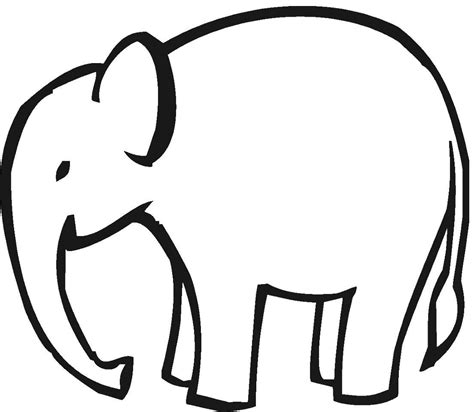 Elephant Outline Drawing | Free download on ClipArtMag