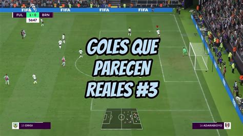 Goles Que Parecen Reales En Fifa Youtube