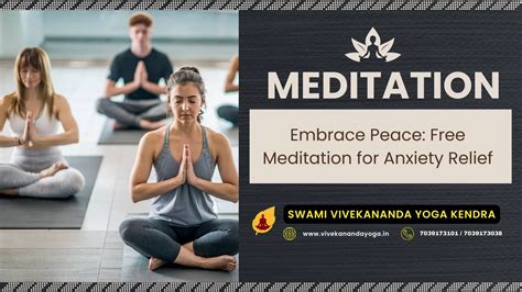 Embrace Peace Free Meditation For Anxiety Relief