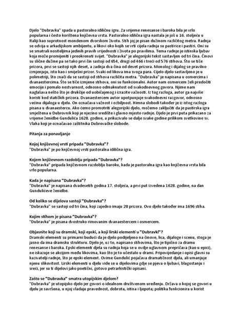 Dubravka | PDF
