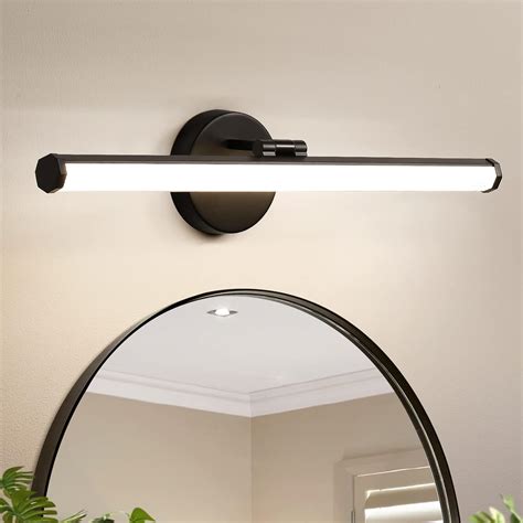 Kaisite Bathroom Light Fixture Over Mirror Black Vanity Light W