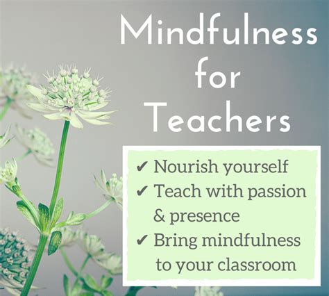 Mindfulness for Teachers