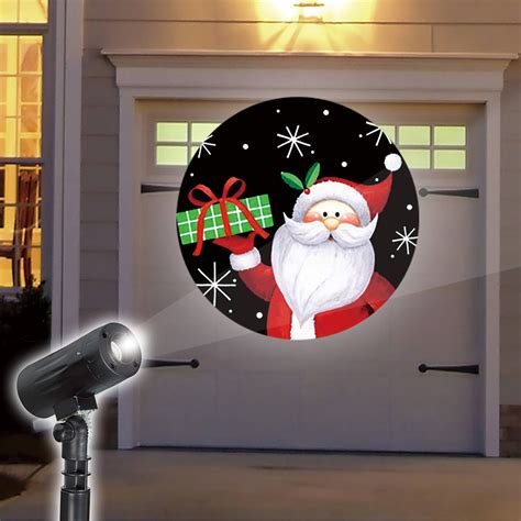 Holiday Led Santa With Gift Projector Walmart