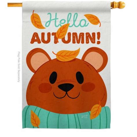 Angeleno Heritage H Bo X In Bearly Autumn House Flag With