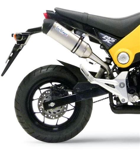 Leo Vince LV One Evo II Slip On Muffler S S Fits Honda MSX125 Grom 125