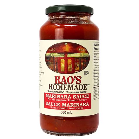 Rao's Keto-friendly Marinara Sauce Canada at Natura Market