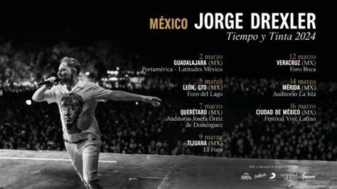 JORGE DREXLER ESTRENA NUEVA CANCIÓN DERRUMBE Y CIERRA TINTA Y