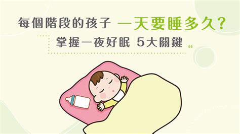 嬰幼童各階段睡眠時間評估？1張表立刻看懂，一夜好眠5大關鍵 卡蘿琳益生菌｜守護全家人的健康