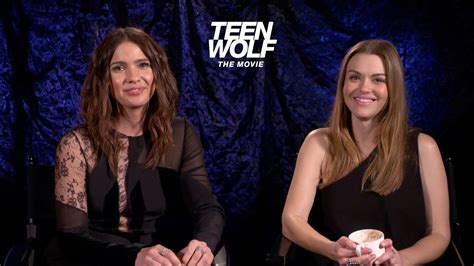 Interview Shelley Hennig And Holland Roden On Teen Wolf The Movie Youtube