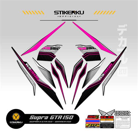 Jual Stripping Supra Gtr Honda Winner Stiker Gtr Gtr