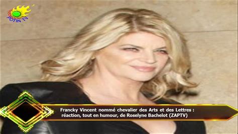 Francky Vincent Nomm Chevalier Des Arts Et Des Lettres R Action