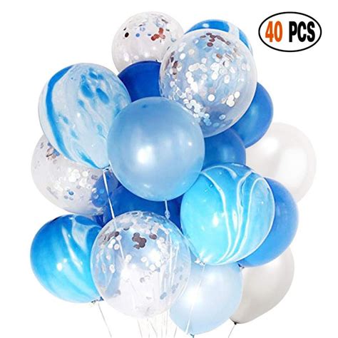 Pcs Inch Multi Kleur Latex Marmer Ballon Roz Grandado