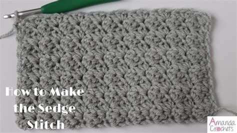 Sedge Stitch Tutorial Crochet Series Youtube