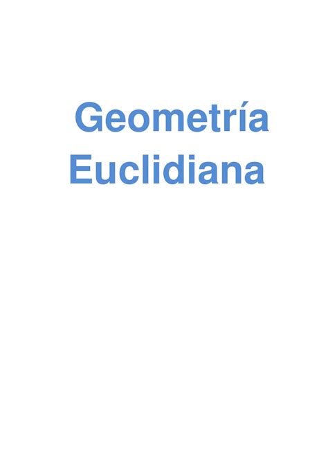 Geometr A Euclidiana By Fernanda Issuu