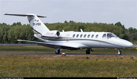 Ok Pbk Queen Air Cessna B Citationjet Cj Photo By Marco Materlik