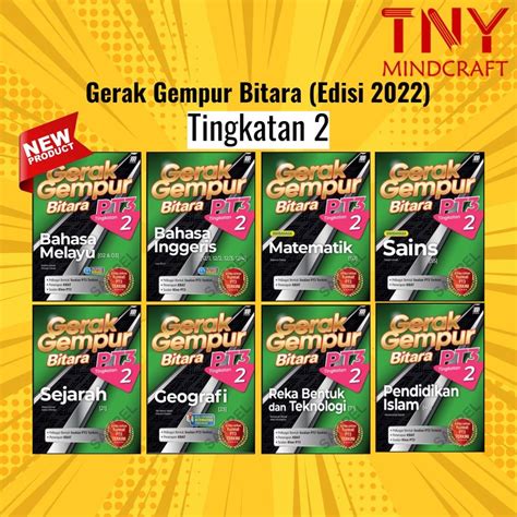 TNY Buku Latihan Tingkatan 1 2 3 Gerak Gempur Bitara PT3 Latihan