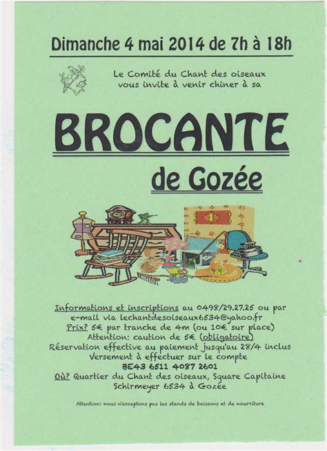 Brocante de Gozée fr Brocantes be