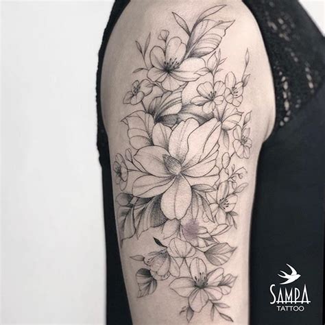 Tatuagem De Flores Feita No Sampa Tattoo Augusta Sampatattoo