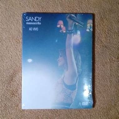 Sandy DVD Manuscrito Ao Vivo Novo Lacrado Shopee Brasil